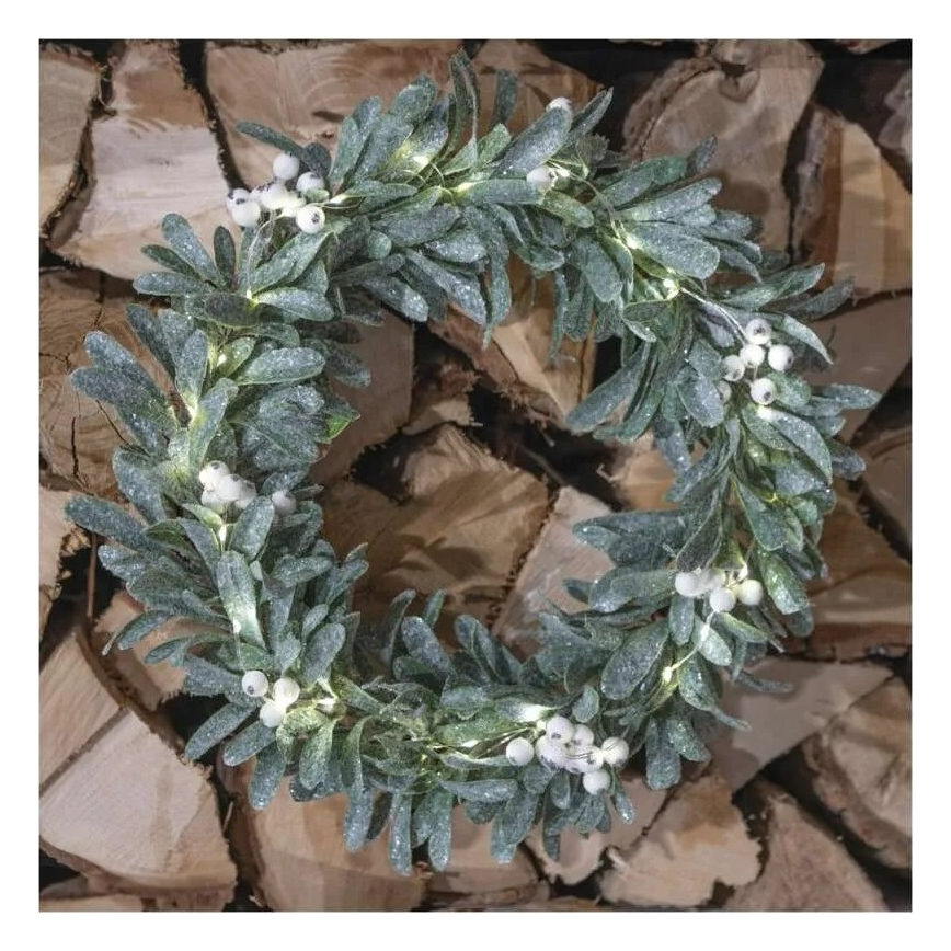 LED jõulupärg 25xLED/3xAA Ø 35 cm