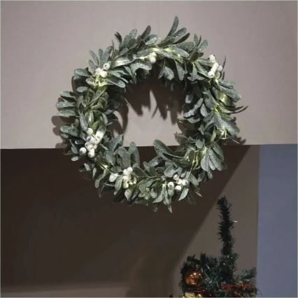 LED jõulupärg 25xLED/3xAA Ø 35 cm