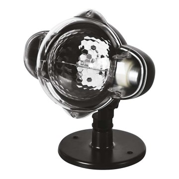 LED jõuluprojektor välitingimustesse LED/4W/230V IP44 külmvalge