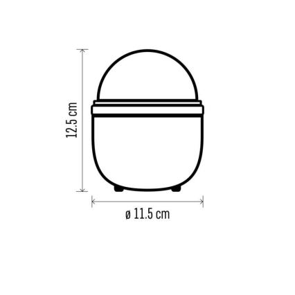 LED Jõuluteemaline projektor LED/3xAA