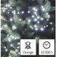 LED Jõuluteemaline valguskett 150xLED/5,35m külm valge