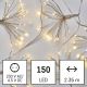 LED Jõuluteemaline valguskett 150xLED/5,35m soe valge