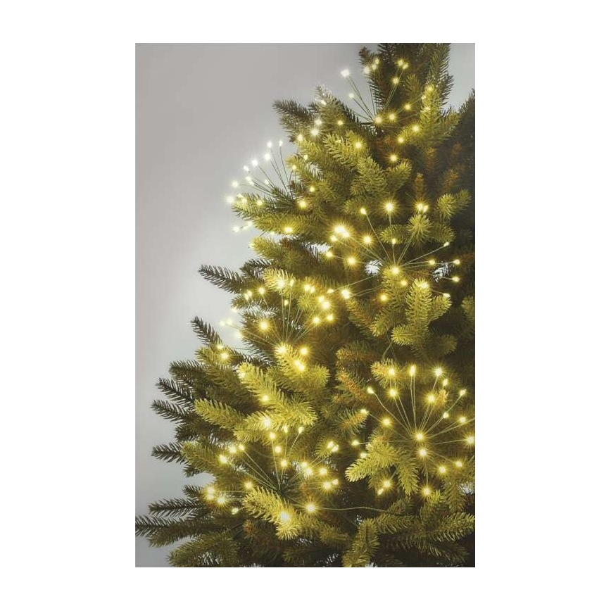 LED Jõuluteemaline valguskett 150xLED/5,35m soe valge