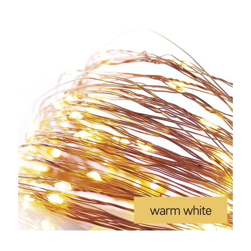 LED Jõuluteemaline valguskett 20xLED/2,4m soe valge