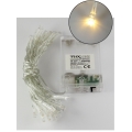 LED Jõuluteemaline valguskett 20xLED/2 funktsiooni 2,4m soe valge