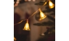 LED Jõuluteemaline valguskett 20xLED/3xAA 2,3m soe valge