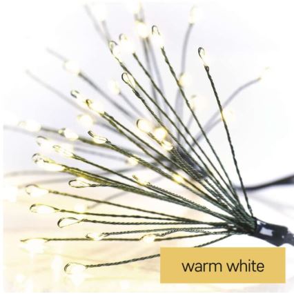 LED Jõuluteemaline valguskett 300xLED/8,2m soe valge