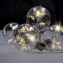LED Jõuluteemaline valguskett 30xLED 2,5m soe valge