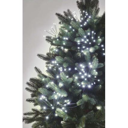LED Jõuluteemaline valguskett 450xLED/11m külm valge