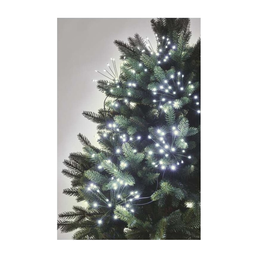 LED Jõuluteemaline valguskett 450xLED/11m külm valge