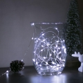 LED Jõuluteemaline valguskett 50xLED/3xAA 5,25m külm valge