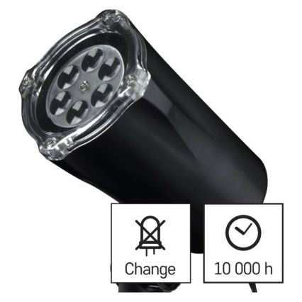 LED Jõuluteemaline väli projektor LED/3,6W/230V IP44 külm valge