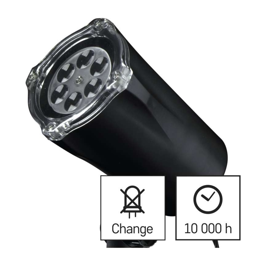 LED Jõuluteemaline väli projektor LED/3,6W/230V IP44 külm valge