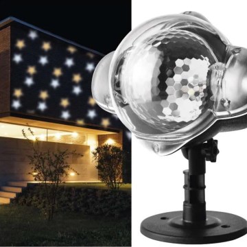 LED Jõuluteemaline väli projektor LED/4W/230V IP44 soe/külm valge