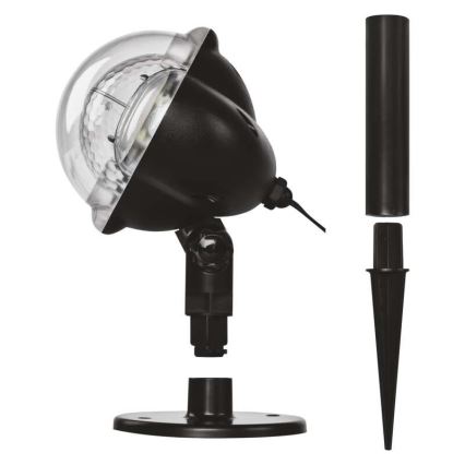 LED Jõuluteemaline väli projektor LED/4W/230V IP44 soe/külm valge