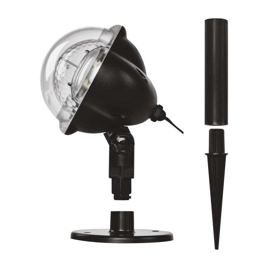 LED Jõuluteemaline väli projektor LED/4W/230V IP44 soe/külm valge