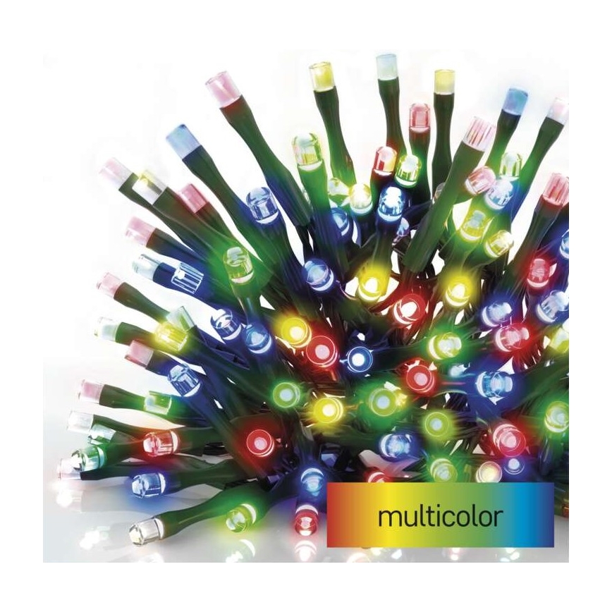 LED Jõuluteemaline väli valguskett 120xLED/8 režiimi 17m IP44 mitmevärviline