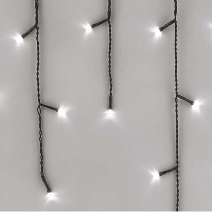 LED Jõuluteemaline väli valguskett 200xLED/8 režiimi 8,6m IP44 külm valge