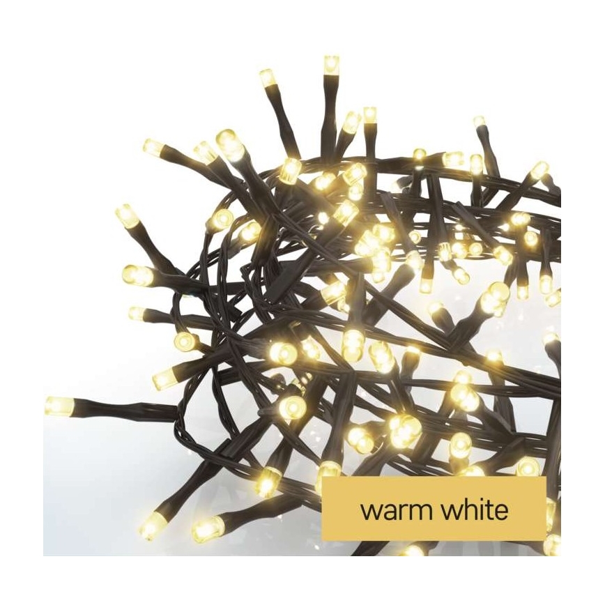 LED Jõuluteemaline väli valguskett 300xLED/11m IP44 soe valge