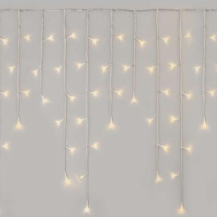 LED Jõuluteemaline väli valguskett 300xLED/8 režiimi 10m IP44 soe valge + pult