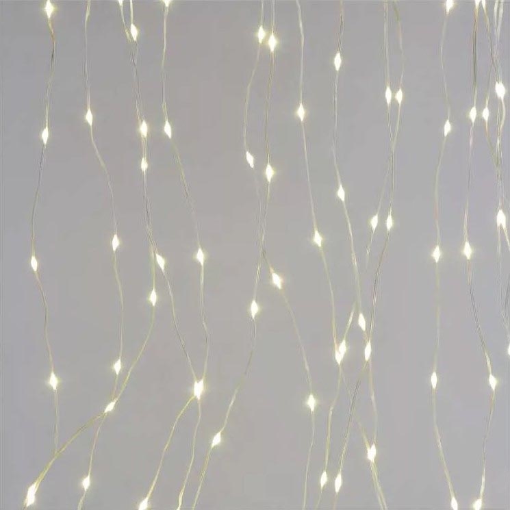 LED Jõuluteemaline väli valguskett 400xLED/8 funktsiooni 7,9 m IP44 seo valge