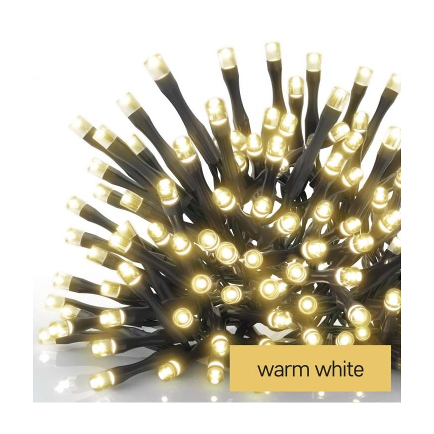 LED Jõuluteemaline väli valguskett 40xLED/3,3m IP44 soe valge