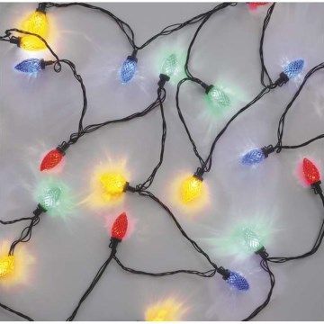 LED Jõuluteemaline väli valguskett 50xLED/8 režiimi 14,8m IP44 mitmevärviline