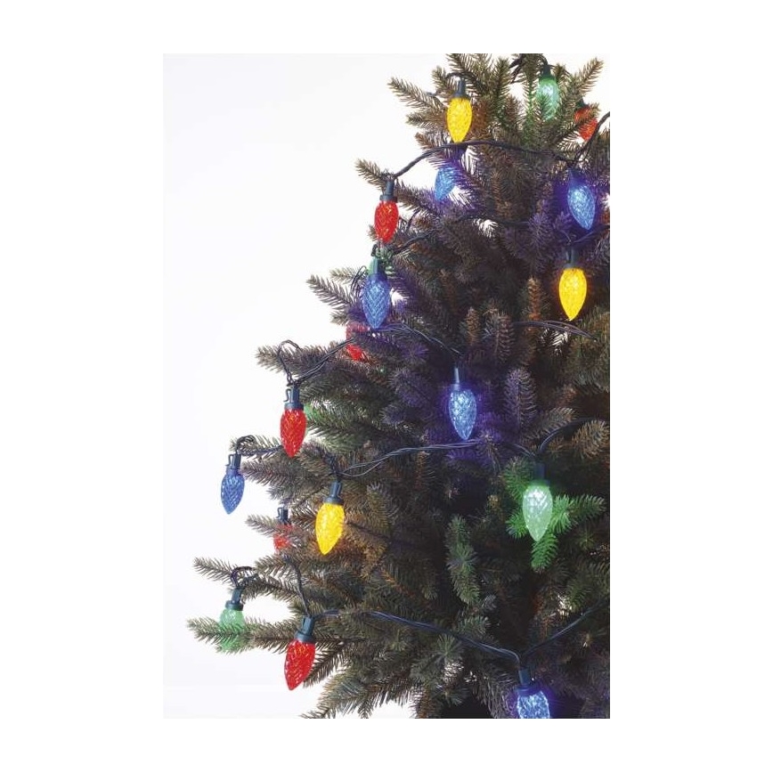 LED Jõuluteemaline väli valguskett 50xLED/8 režiimi 14,8m IP44 mitmevärviline