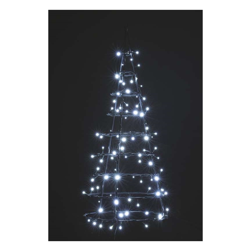 LED Jõuluteemaline väli valguskett CHAIN 40xLED 9m IP44 külm valge