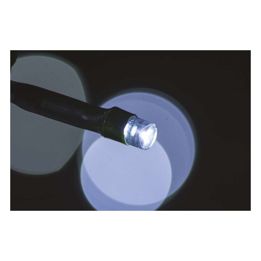LED Jõuluteemaline väli valguskett CHAIN 40xLED 9m IP44 külm valge