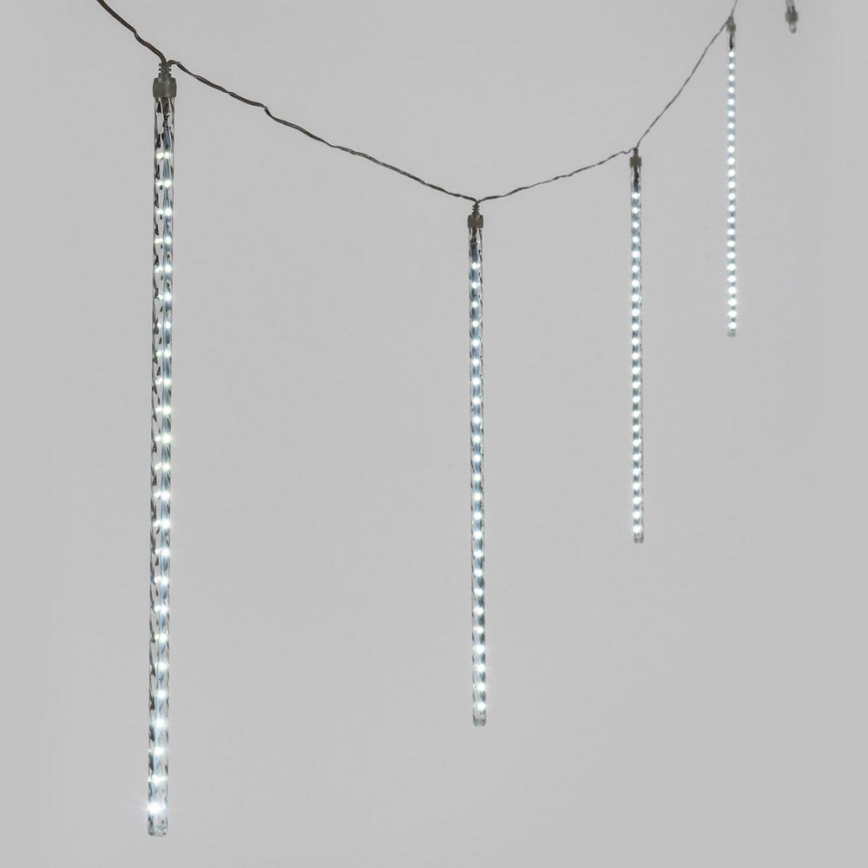 LED Jõuluteemaline väli valguskett ICICLE 480xLED 14m IP44 külm valge