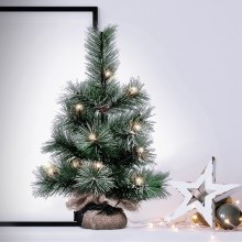 LED Jõuluteemaline välikaunistus 15xLED/3xAA puu IP44