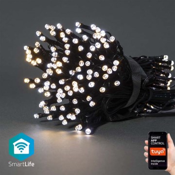 LED jõulutuled 100×LED/8 funktsiooni 15 m IP65 Tuya Wi‑Fi