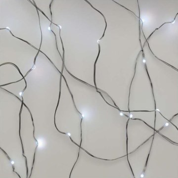 LED jõulutuled väliseks kasutamiseks 40xLED/9m IP44 külm valge