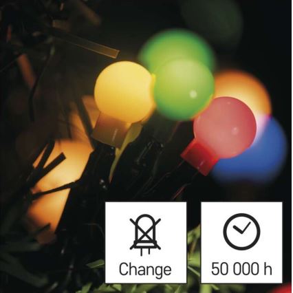 LED jõulutuled väliskasutuseks 480xLED/53m IP44 mitmevärviline