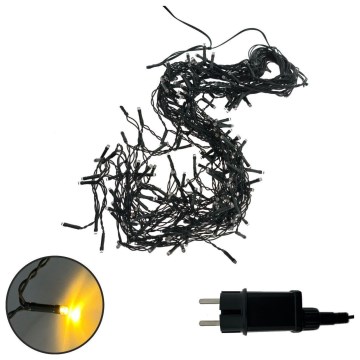 LED jõulutuled välitingimustesse 200xLED/230V 7,6 m IP44 must