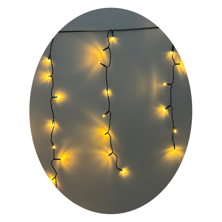 LED jõulutuled välitingimustesse 200xLED/230V 7,6 m IP44 must