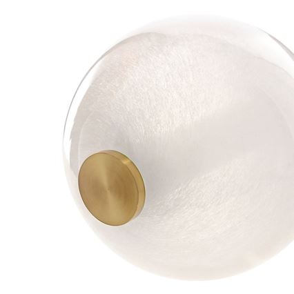 LED-juhtmega ripplamp FLORES LED/12W/230V kuldne/oranž
