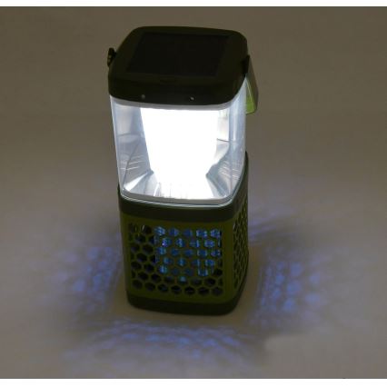 LED Kaasaskantav laetav lamp putukapüüdjaga LED/3W/1800 mAh roheline