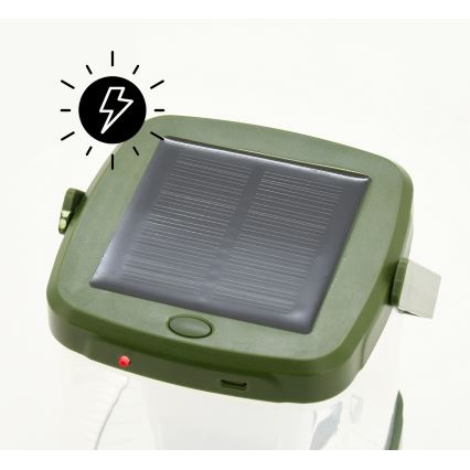 LED Kaasaskantav laetav lamp putukapüüdjaga LED/3W/1800 mAh roheline