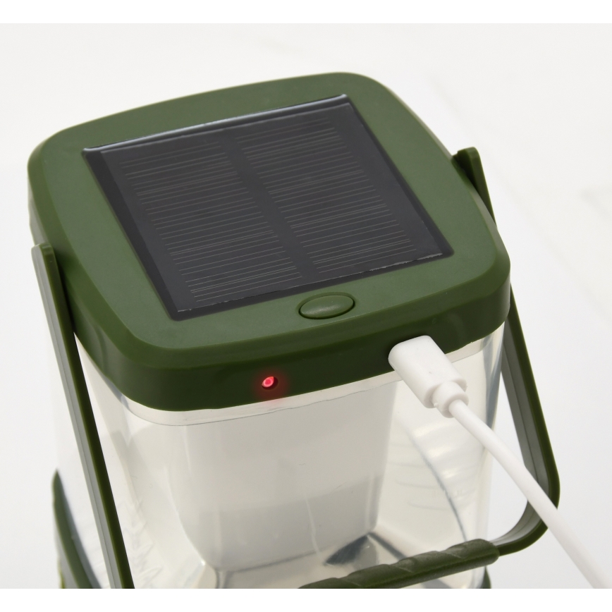 LED Kaasaskantav laetav lamp putukapüüdjaga LED/3W/1800 mAh roheline