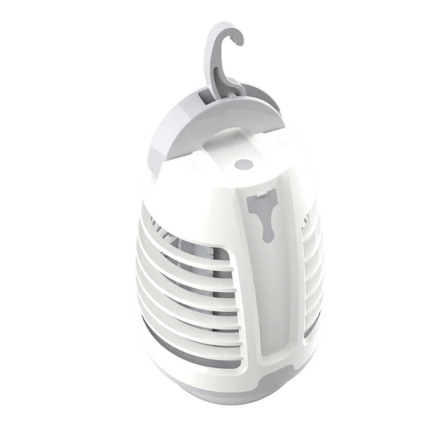 LED Kaasaskantav laetav lamp putukapüüdjaga LED/5W/1800 mAh IPX4 valge/hall