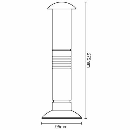 LED Kaasaskantav lamp 2xLED/1xD IPX4