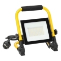 LED Kaasaskantav prožektor TIGRA LED/50W/4000K IP54 must/kollane