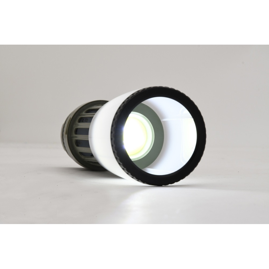 LED Kaasaskantav taaslaetav lamp putukapüüdjaga LED/2W/1800mAh/3xAAA IPX4 roheline