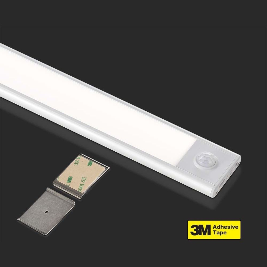 LED Kapialune valgusti kööki anduriga LED/2,5W/5V 3000 mAh 3000K