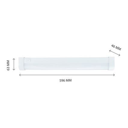 LED Kapialune valgusti kööki AQUATICA LED/15W/230V 4000K IP44