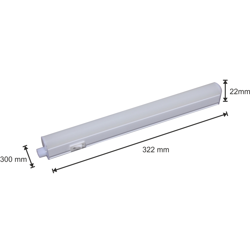 LED Kapialune valgusti kööki LED/4W/230V