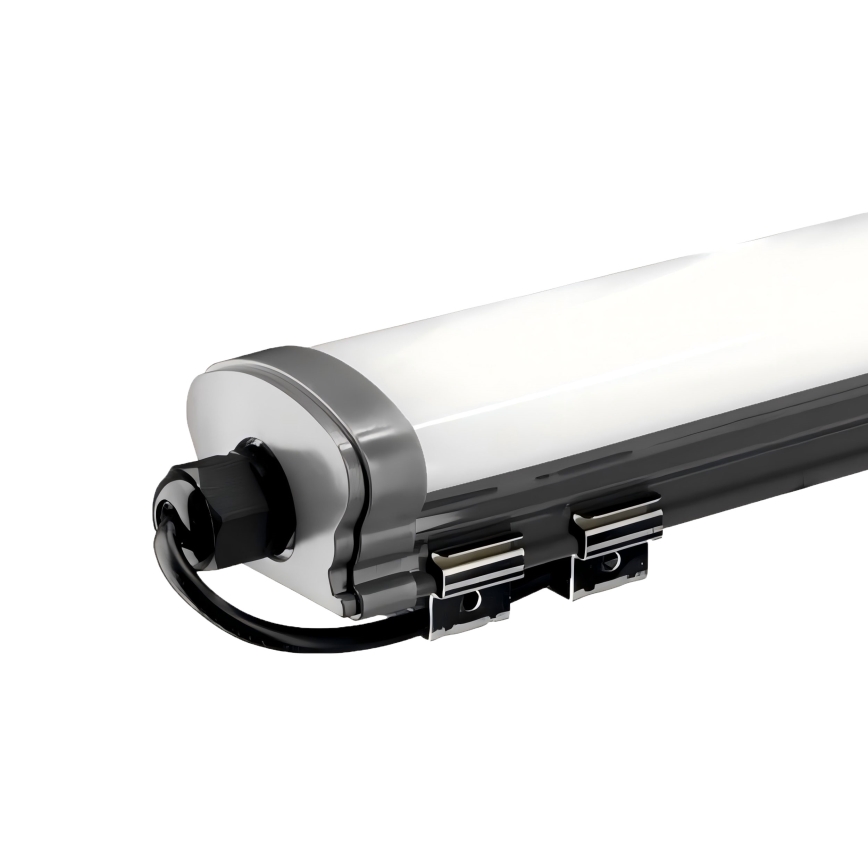 LED Kapialune valgusti kööki LED/60W/230V 6000K 120 cm IP65 must