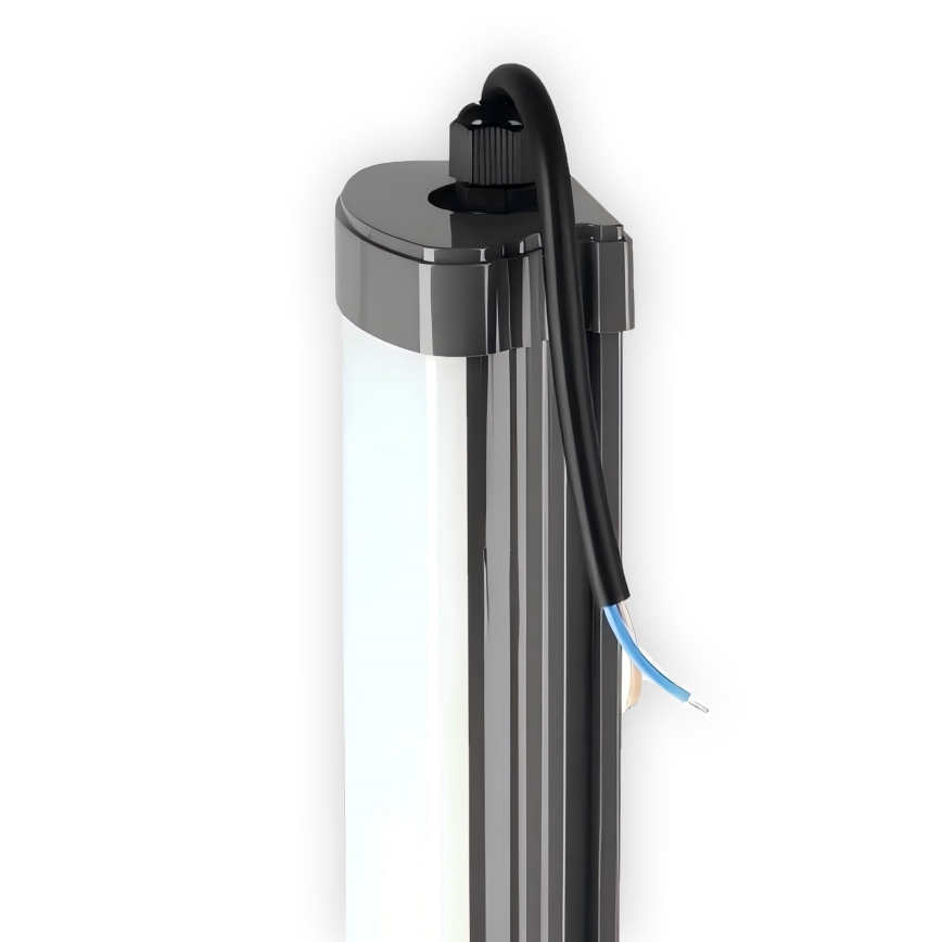 LED Kapialune valgusti kööki LED/60W/230V 6000K 120 cm IP65 must